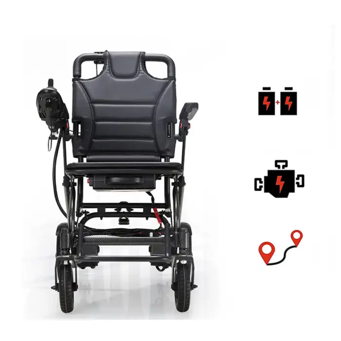 Lightweight Electric Wheelchair Elderly Travel Foldable Electric Wheelchair