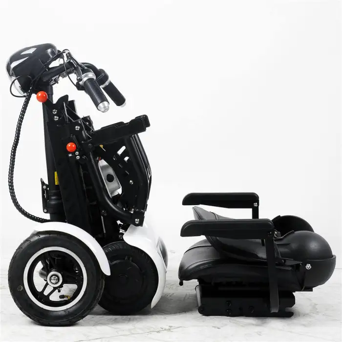 Foldable 4 Wheel Enclosed Folding Electric Mobility Scooter Europe Warehouse for Adult