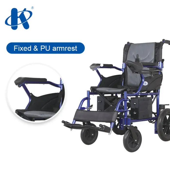 Kaiyang KY117LA Cheap Foldable Wheelchair for Disable Lightweight Lithium Battery Operated Power Wheelchair