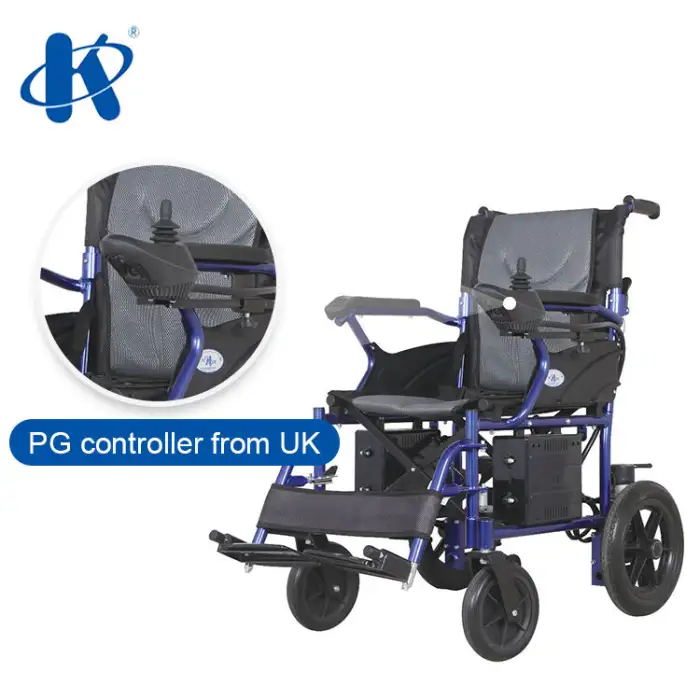 Kaiyang KY117LA Cheap Foldable Wheelchair for Disable Lightweight Lithium Battery Operated Power Wheelchair