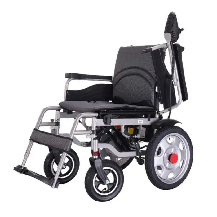 Foldable Electric Wheelchair Aluminum Lightweight Power Wheel Chair