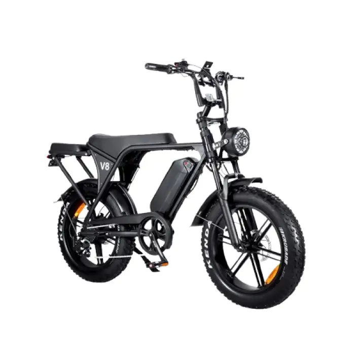 EU OUXI V8 Sport Electric E-Bike 250W City Electric Bicycle Upgrade Fat Tire Offroad Mountain Fatbike Europe Stock V8 Fat Bike