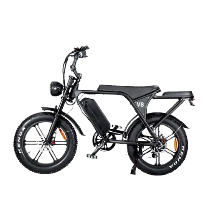 EU OUXI V8 Sport Electric E-Bike 250W City Electric Bicycle Upgrade Fat Tire Offroad Mountain Fatbike Europe Stock V8 Fat Bike