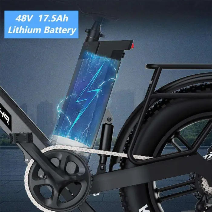 1000W 48V Rear Hub Motor 60KM/H Fast Speed Fat Tire Mountain Electric Dirt Hybrid Bicycle Ebike E Bike