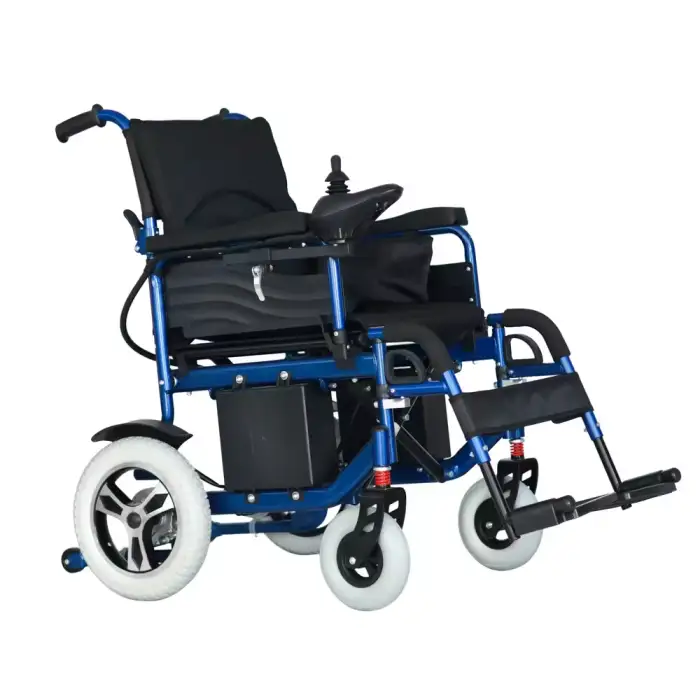 Lithium Battery Motorized Wheelchair Lightest Folding Electric Wheelchair for Adults