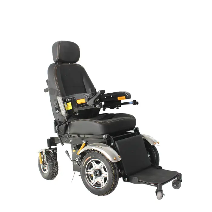 Handicapped Stair Climbing Electric Standing Wheelchair with Joystick Controller