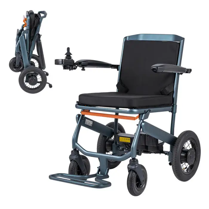 Ultra-Lightweight Portable Semi-carbon Fiber Electric Wheelchair with Brushless Motor Power Chair