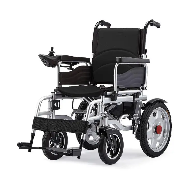 FarmaSino Aluminum Folding Electric Wheelchair Lightweight Electric Wheelchair Battery