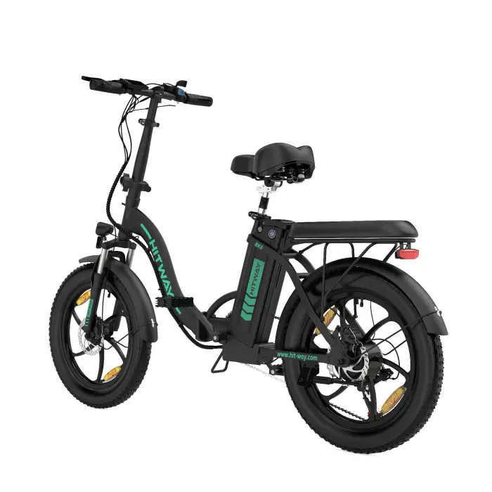 20'' 36V 12Ah Foldable Fat Tire Electric Bike 250W, All-Terrain Moutian E-Bike for Adults