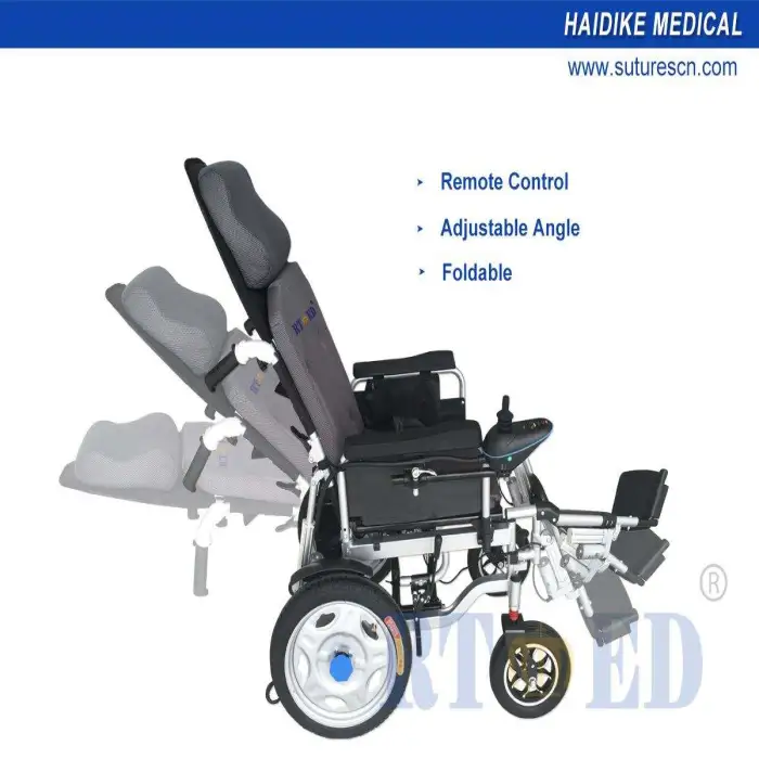 Lightweight Foldable Electric Multifunctional Wheelchair