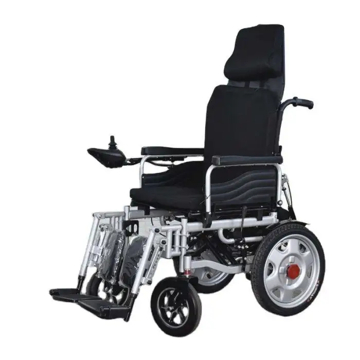 Luxury Electric Folding Handicapped Wheelchair Foldable Wheel Chair for Disabled