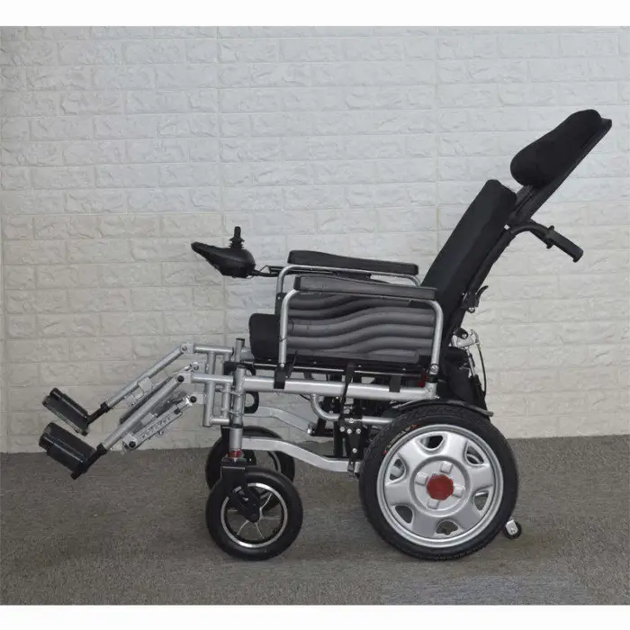 Luxury Electric Folding Handicapped Wheelchair Foldable Wheel Chair for Disabled