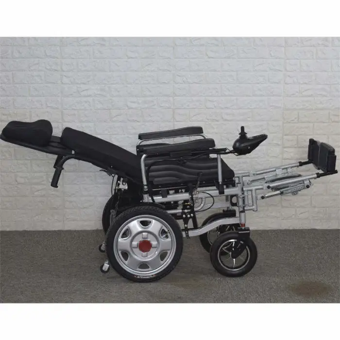 Luxury Electric Folding Handicapped Wheelchair Foldable Wheel Chair for Disabled