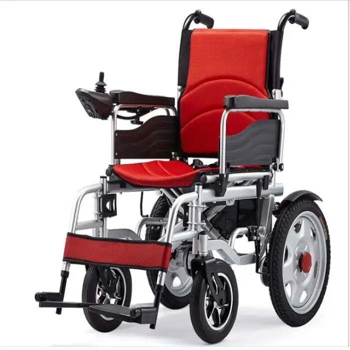 Folding Electric Wheelchair for the Elderly People Disabled Wheelchair