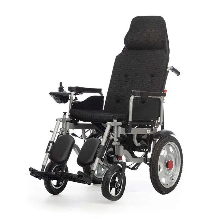 Portable Lie Down Breathable Wheelchair Electric Wheel Chair for Injuried Disable Elderly People