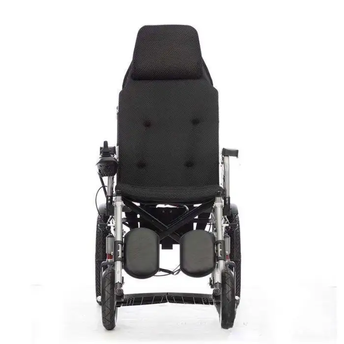 Portable Lie Down Breathable Wheelchair Electric Wheel Chair for Injuried Disable Elderly People