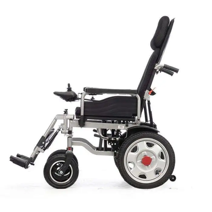 Portable Lie Down Breathable Wheelchair Electric Wheel Chair for Injuried Disable Elderly People