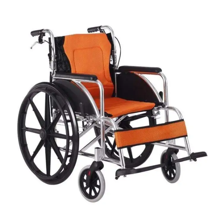 Aluminum Lightweight Folding Manual Wheelchair for Disabled