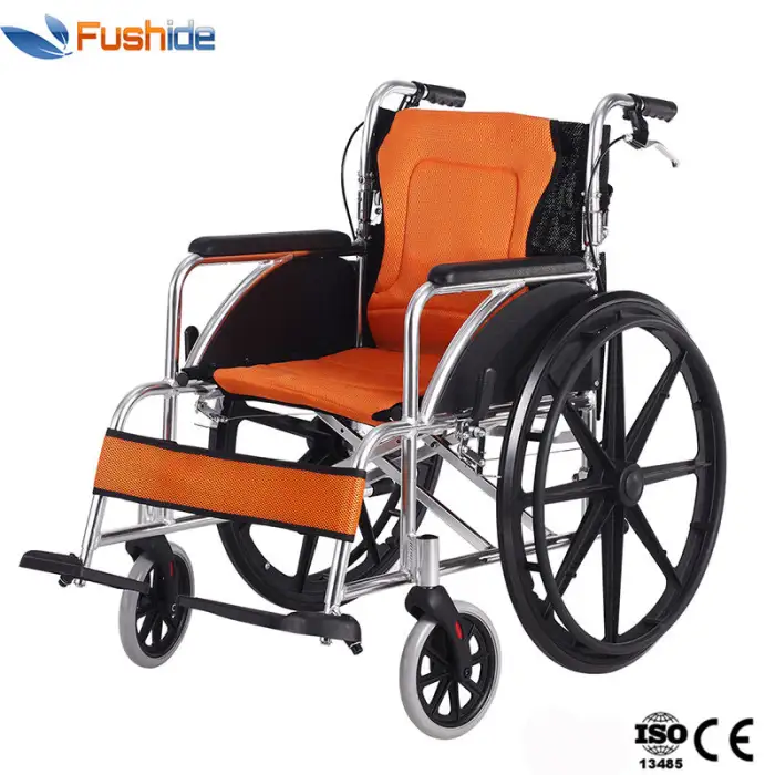 Aluminum Lightweight Folding Manual Wheelchair for Disabled