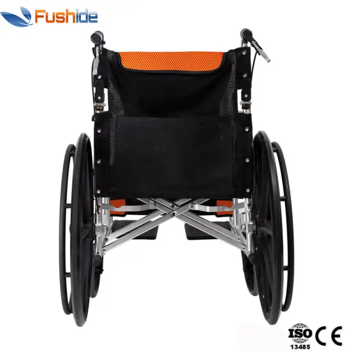 Aluminum Lightweight Folding Manual Wheelchair for Disabled