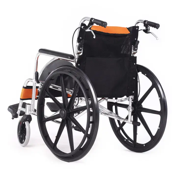 Aluminum Lightweight Folding Manual Wheelchair for Disabled