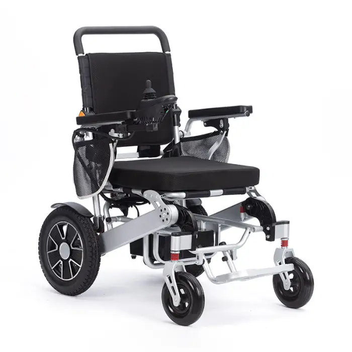 Portable Folding Aluminum Electric Wheelchair Lithium Battery Lightweight Electric Wheelchair for Elder