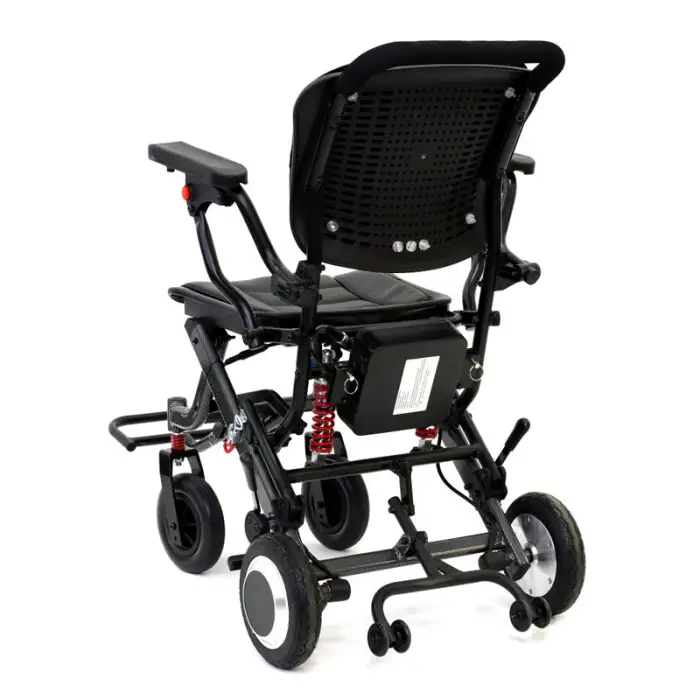 Ergonomic Shock-Absorbing Electric Wheelchair Lightweight Portable Folding Electric Wheelchair Foldable Power Wheelchair