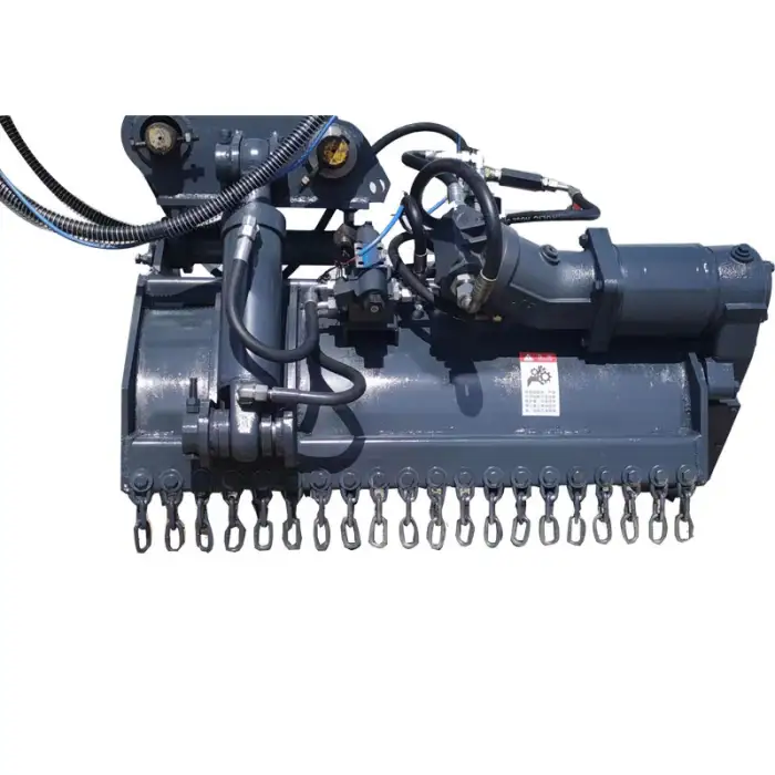 Hydraulic Excavator Rotary Tiller Cultivator 3 Point Rotary Tiller