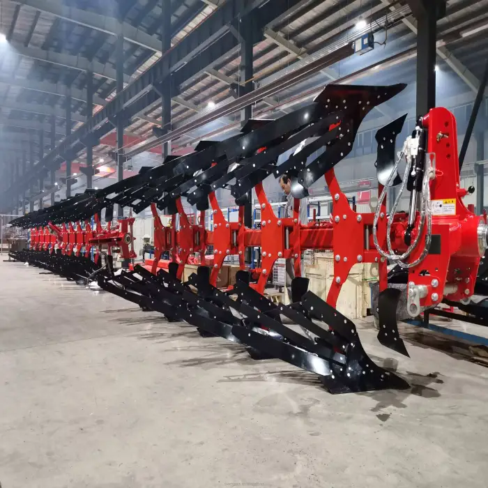 180HP Tractor Cultivators Equipped with Field Rotavator Cultivator Type B Hydraulic Flip Plow Equipment Reversible Plough