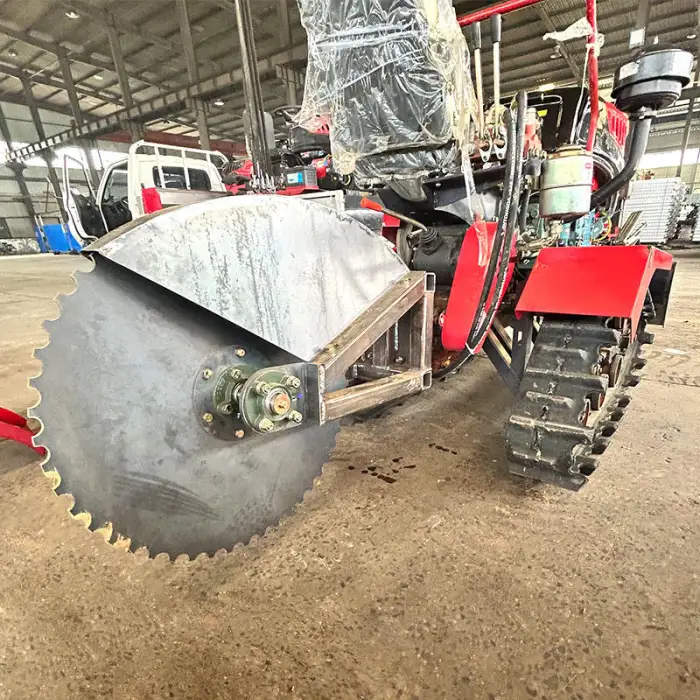 Crawler Rotary Tiller 25hp 35hp Agricultural Farm Equipment Mini Farming Cultivator Crawler Tractors