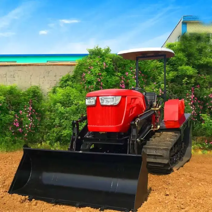 Farm Crawler-type Rotary Tiller Sowing Fertilizing Tractor Weeding Rotary Cultivator Multifunctional Power Tiller