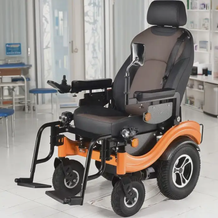 Electric Wheelchair for Handicapped Quality Electric Wheelchair Folding Electric Auto Wheelchair Product