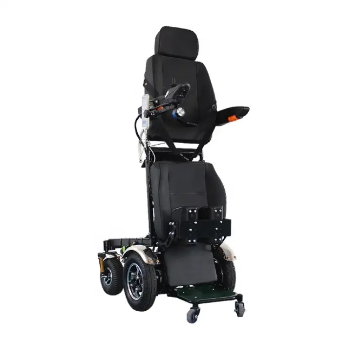 Handicapped and Aged Stand up Electric Wheelchair Comfortable Reclining Seat Electric Wheelchair Standing