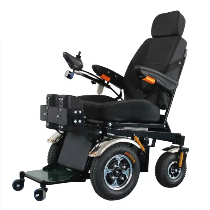 Handicapped and Aged Stand up Electric Wheelchair Comfortable Reclining Seat Electric Wheelchair Standing