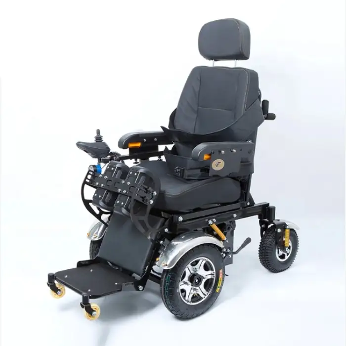 Handicapped and Aged Stand up Electric Wheelchair Comfortable Reclining Seat Electric Wheelchair Standing