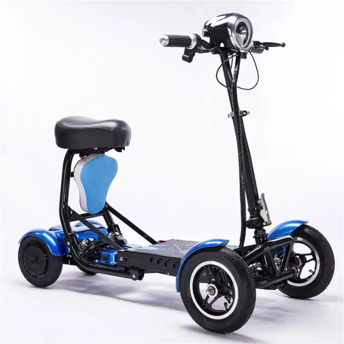 4 Wheel Heavy Duty Elderly Foldable Dh Handicap Mobility Wheelchair Scooters Electric Car with 2 Seat