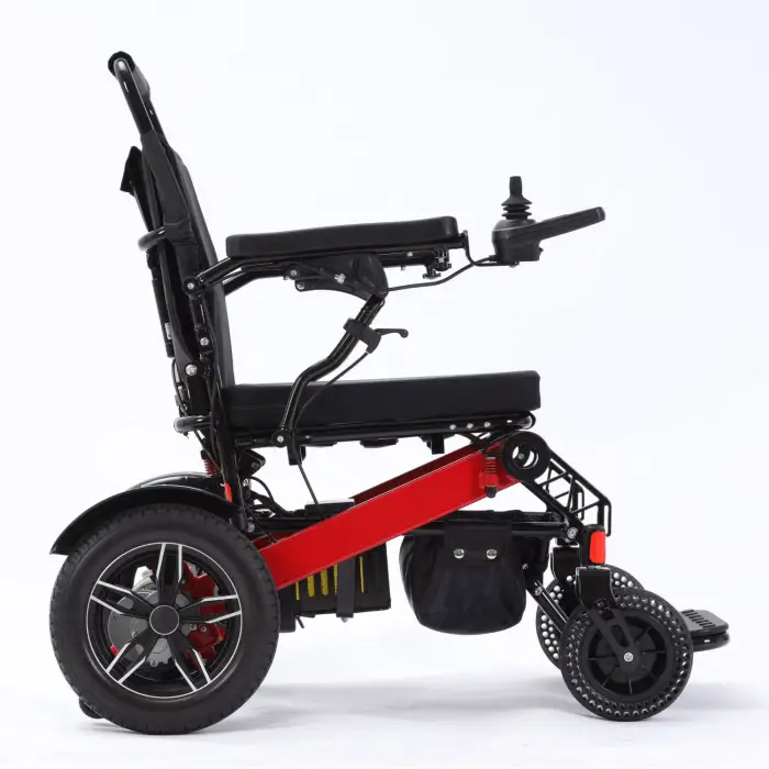 Electric Wheelchair With Remote Control for Home Hospital Folding Electric Wheelchair