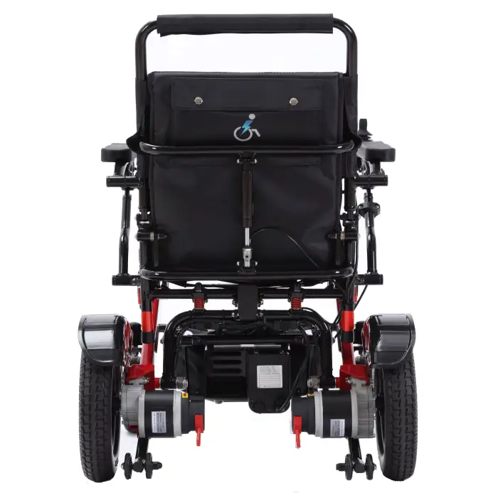 Electric Wheelchair With Remote Control for Home Hospital Folding Electric Wheelchair