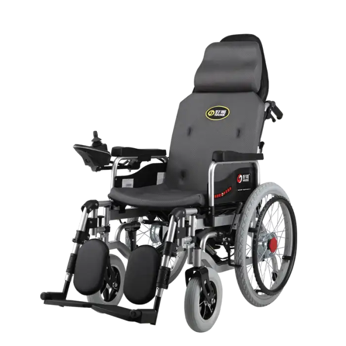 Adjustable Lightweight Electric Wheelchair Smart Features Disabled Back Legs Folding Wheel Chair Rehabilitation Equipment