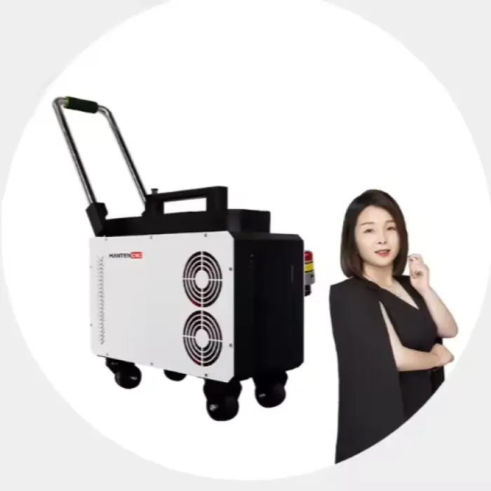 Portable Pulse Laser Cleaning Machine 50w100w Stone Graffiti Old Paint Laser Rust Removal Machine Price