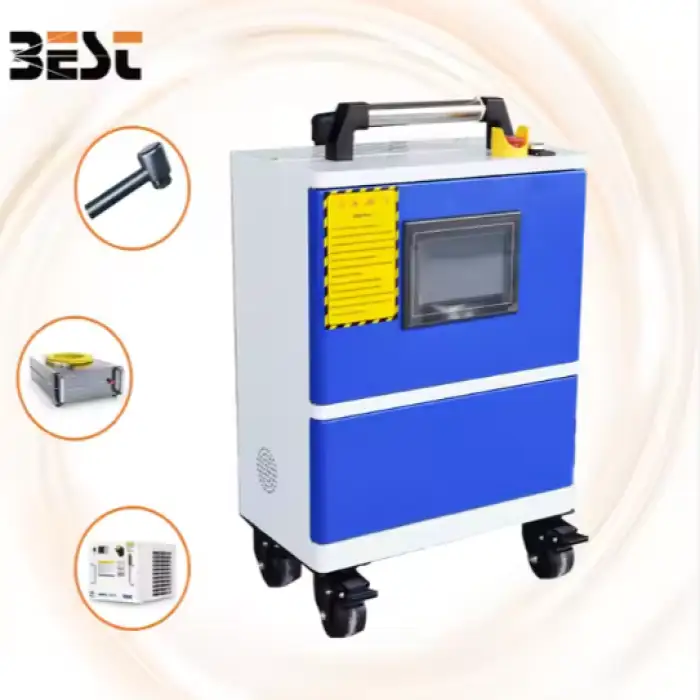 500w Pulsed Laser Cleaning Machine for Wood Paint Stone Metal Laser Cleaner