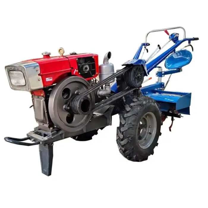 Professional 4-stroke Hand Tiller Soil Rotary Tiller Cultivator Machine for Garden and Farm