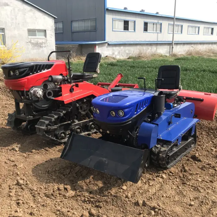 Mini 40hp diesel Power Tiller Cultivators Agricultural Farming Machine Crawler Tractor Suitable Paddy Fields and Dry Land