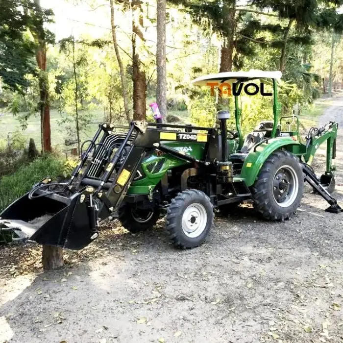 25hp 30hp 45hp 50 HP 4WD Small Farming Tractor With Front Loader Farming Equipment with Mahindra Tractor Parts Spare