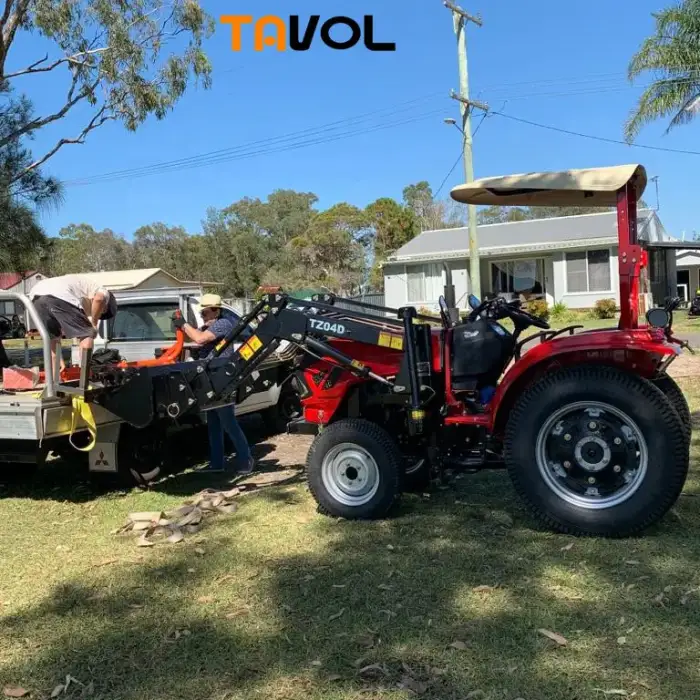 25hp 30hp 45hp 50 HP 4WD Small Farming Tractor With Front Loader Farming Equipment with Mahindra Tractor Parts Spare