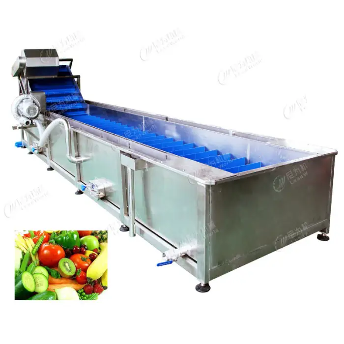 LWT Industrial Sterilization Air Bubble Fruit/Vegetable Washing/Washer/Cleaner Machine for Food Processing