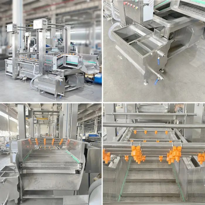 LWT Industrial Sterilization Air Bubble Fruit/Vegetable Washing/Washer/Cleaner Machine for Food Processing