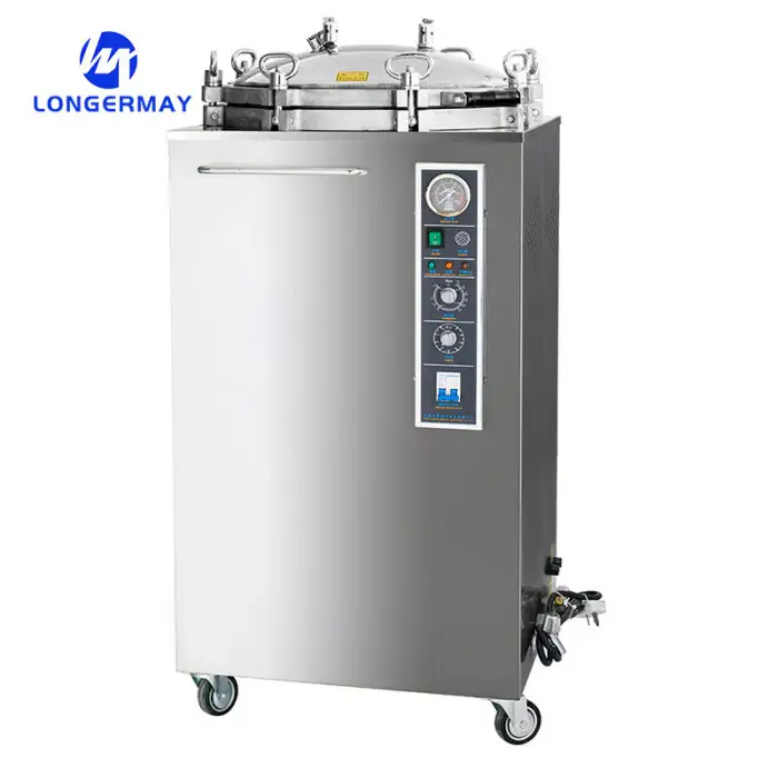 Longermay 35l 50l 75l 100l 120l 150l Vertical Pressure Steam Autoclave Sterilizer Machine Sterilization Equipment Sterilizer