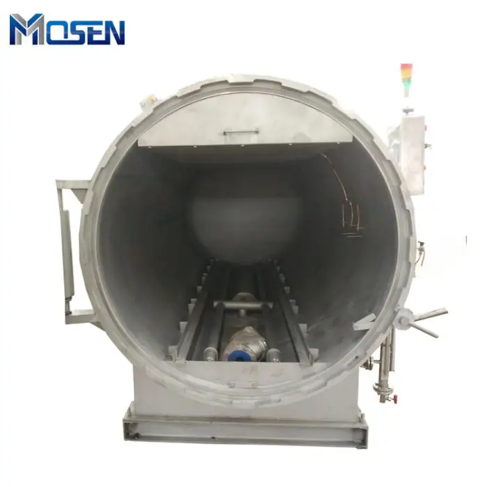 Large Industrial High Pressure Steam 1000L Water Retort Machine Commercial Food Sterilizer Can Autoclave Sterilization Equipment