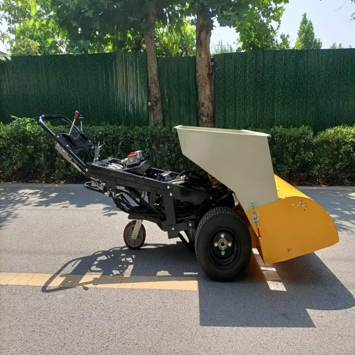 Mini Asphalt Road Paver Hand Automatic Asphalt Paver Wheel Concrete Road Paving Machine